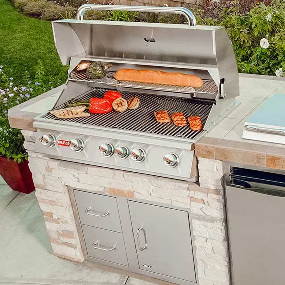 Газовый гриль BULL Brahma встраиваемый