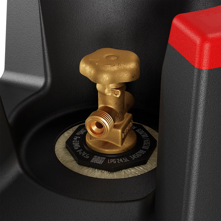 Баллон композитный TRILLON BBQ 24,5 л.(черный)