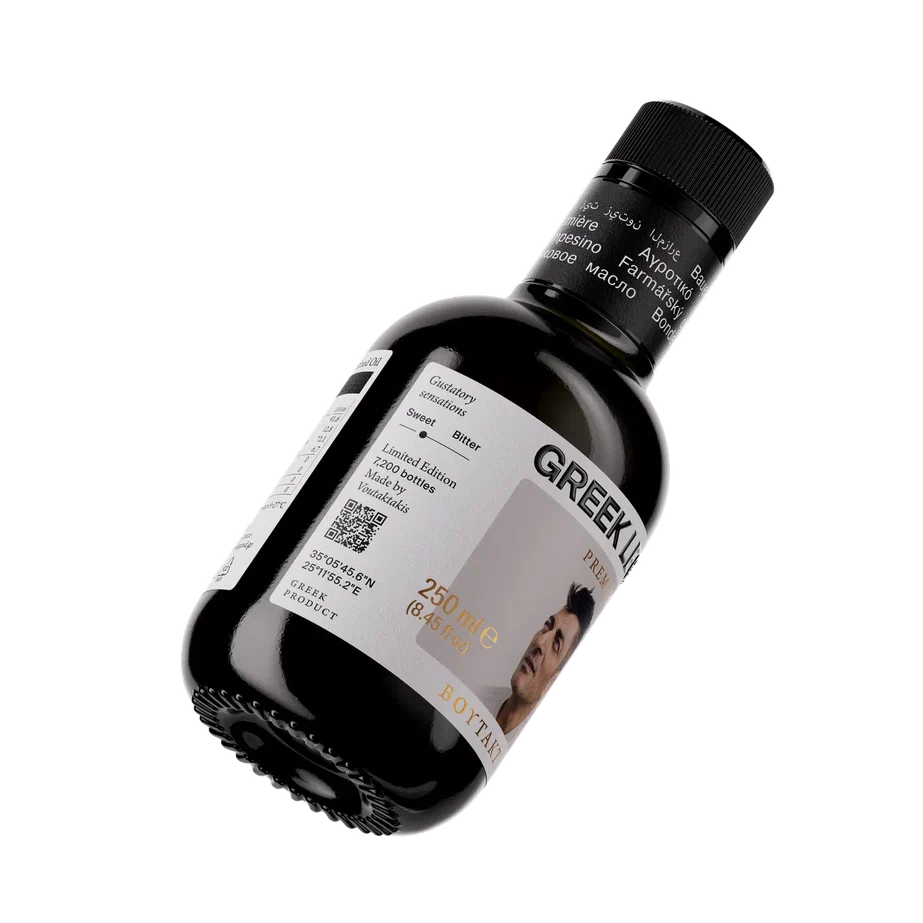 Масло оливковое нерафинированное (Extra virgin), Voutaktakis, 250 мл*6,ст/б., GREEK LEGEND PREMIUM