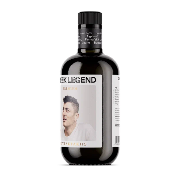 Масло оливковое нерафинированное (Extra virgin), Voutaktakis, 500 мл*6, ст/б., GREEK LEGEND PREMIUM