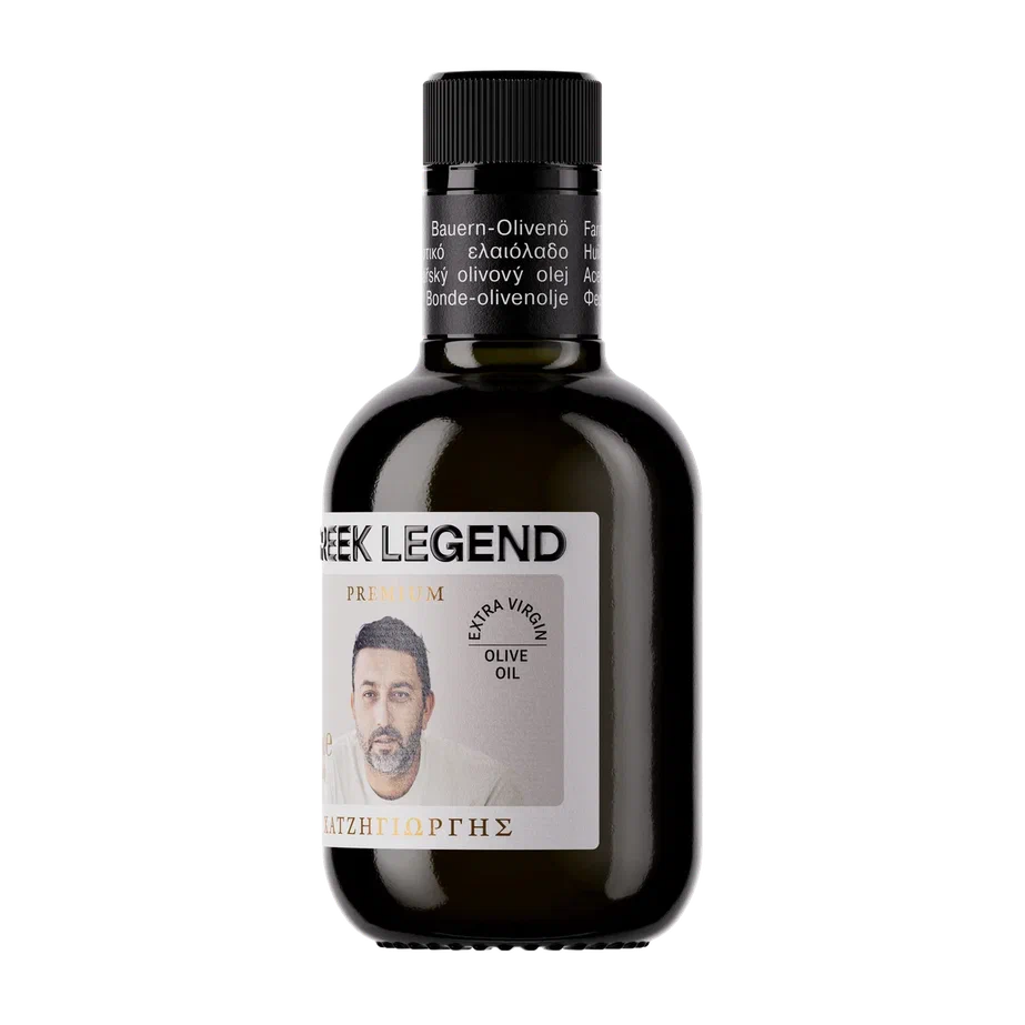 Масло оливковое нерафинированное (Extra virgin), Chatzigeorgiou, 250 мл*6,ст/б, GREEK LEGEND PREMIUM