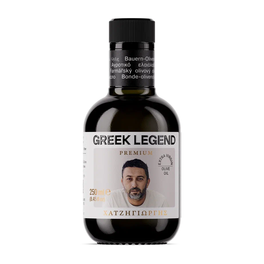 Масло оливковое нерафинированное (Extra virgin), Chatzigeorgiou, 250 мл*6,ст/б, GREEK LEGEND PREMIUM