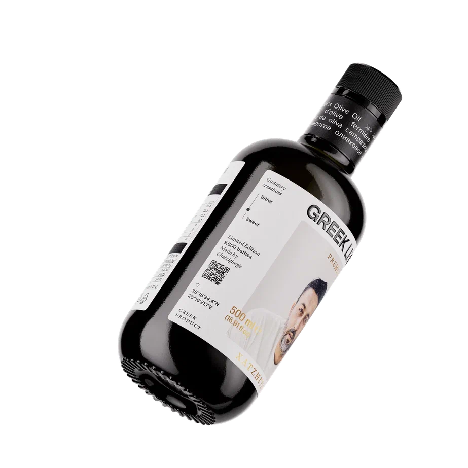 Масло оливковое нерафинированное (Extra virgin), Chatzigeorgiou, 500 мл*6,ст/б, GREEK LEGEND PREMIUM