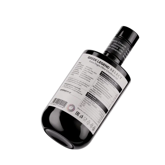 Масло оливковое нерафинированное (Extra virgin), Voutaktakis, 500 мл*6,ст/б., GREEK LEGEND SELECT