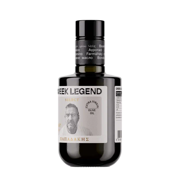 Масло оливковое нерафинированное (Extra virgin), Papadakis, 250 мл*6,ст/б., GREEK LEGEND SELECT