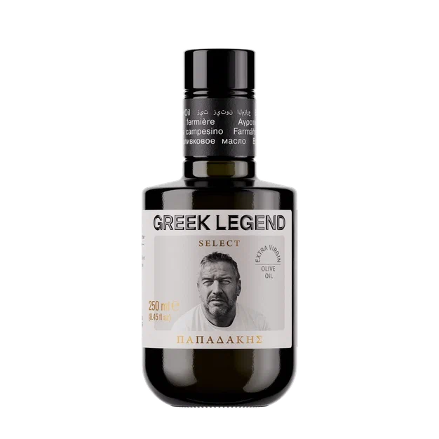 Масло оливковое нерафинированное (Extra virgin), Papadakis, 250 мл*6,ст/б., GREEK LEGEND SELECT
