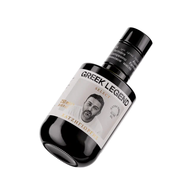Масло оливковое нерафинированное (Extra virgin), Chatzigeorgiou, 250 мл*6,ст/б., GREEK LEGEND SELECT