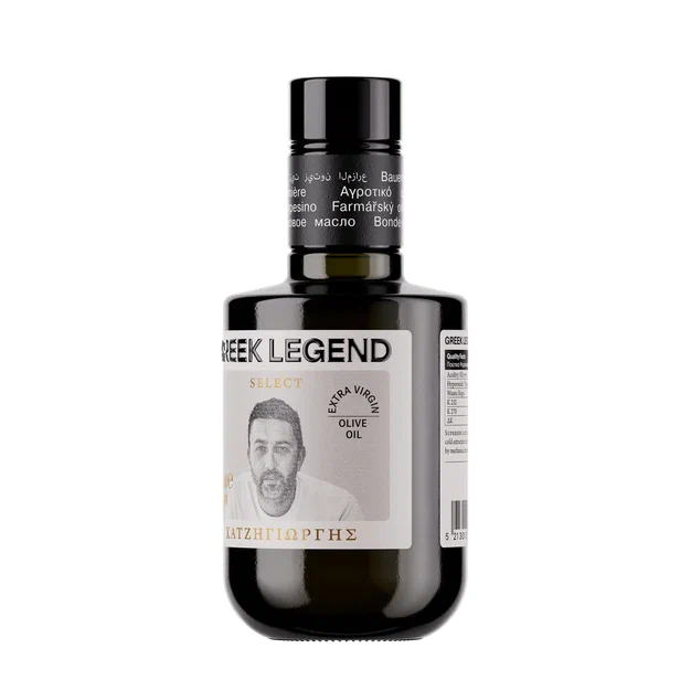 Масло оливковое нерафинированное (Extra virgin), Chatzigeorgiou, 250 мл*6,ст/б., GREEK LEGEND SELECT