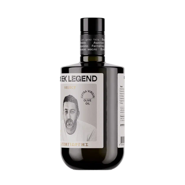 Масло оливковое нерафинированное (Extra virgin), Chatzigeorgiou, 500 мл*6,ст/б., GREEK LEGEND SELECT