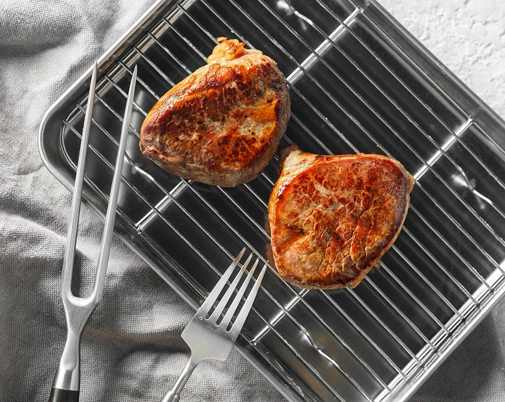 Яблочко, порционный стейк (Eye of Round Steak)